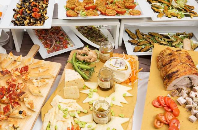 Antipasto a buffet Hotel Continental Rimini