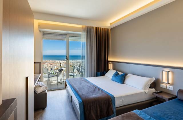 camere vista mare hotel rimini 4 stelle