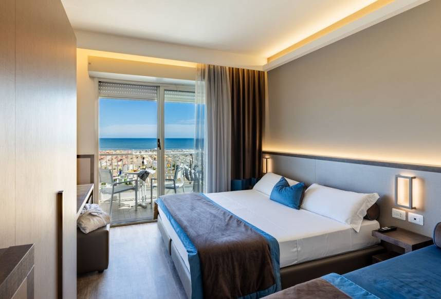 camere vista mare hotel rimini 4 stelle
